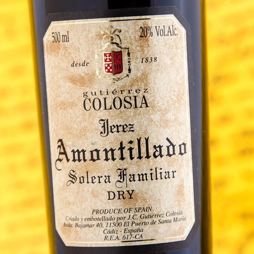 Colosia Amontillado Solera Familiar - 50 Cl. 2 Colosia Amontillado Solera Familiar - 50 Cl. - Imagen 2