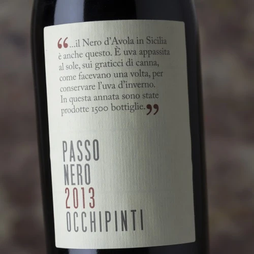Occhipinti Passo Nero 2017 - 50 Cl. 2 Occhipinti Passo Nero 2017 - 50 Cl. - Imagen 2