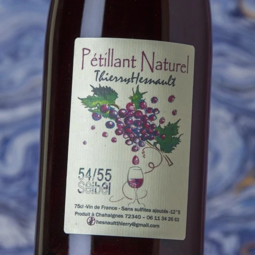 Thierry Hesnault Pétillant Naturel 54/55 Seibel 2020 2 Thierry Hesnault Pétillant Naturel 54/55 Seibel 2020 - Imagen 2